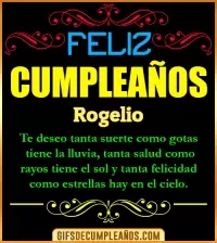 GIF Frases de Cumpleaños Rogelio